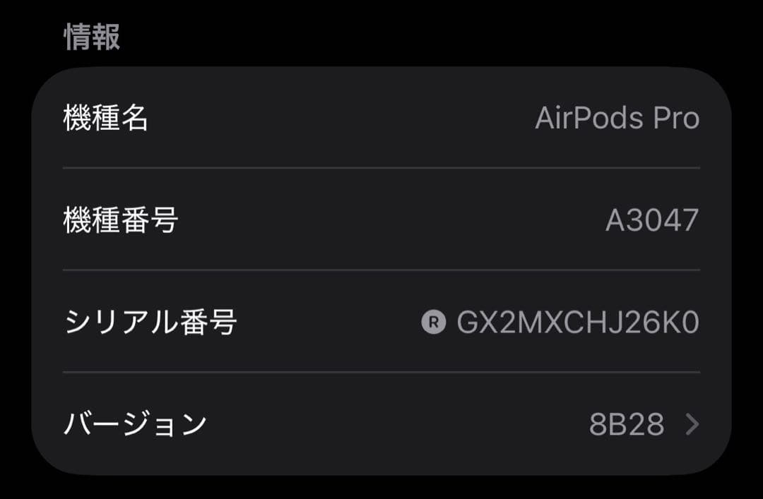 AirPods Pro 第2世代 usb-c 右耳 A3047 [55]