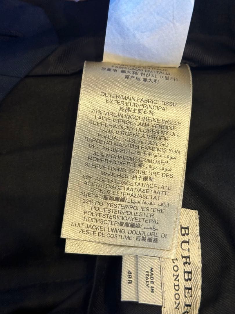 BURBERRYバーバリーメンズスーツ L