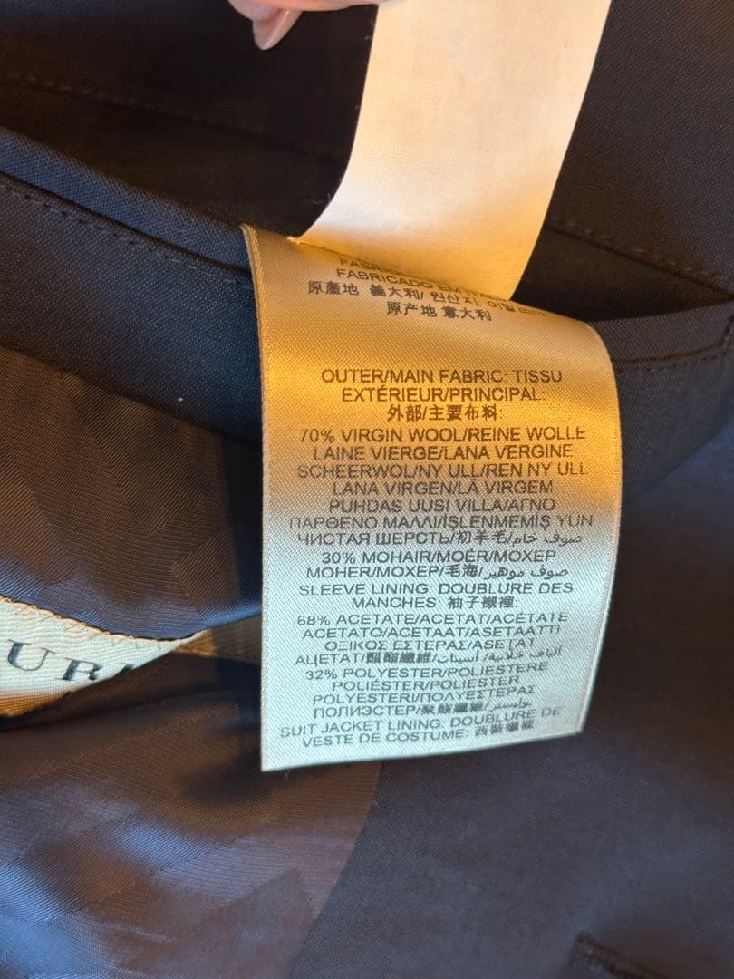 BURBERRYバーバリーメンズスーツ L