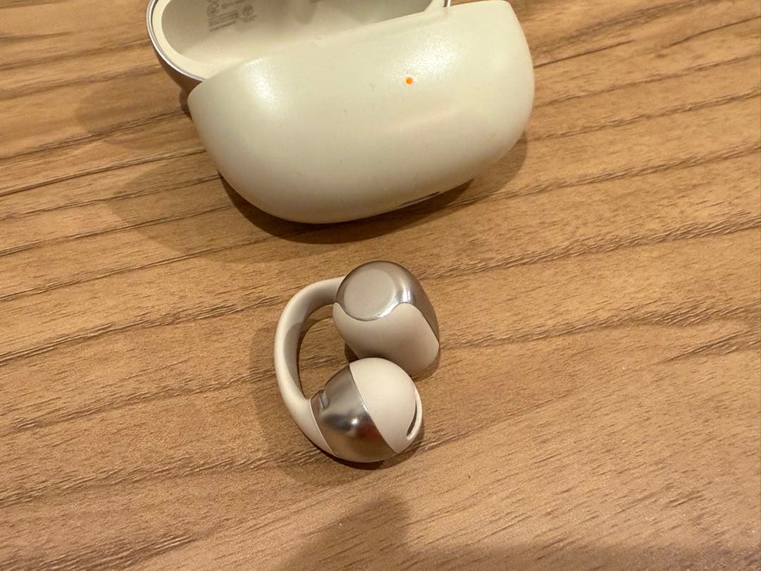 片耳+充電ケース Shokz OpenDots ONE グレー