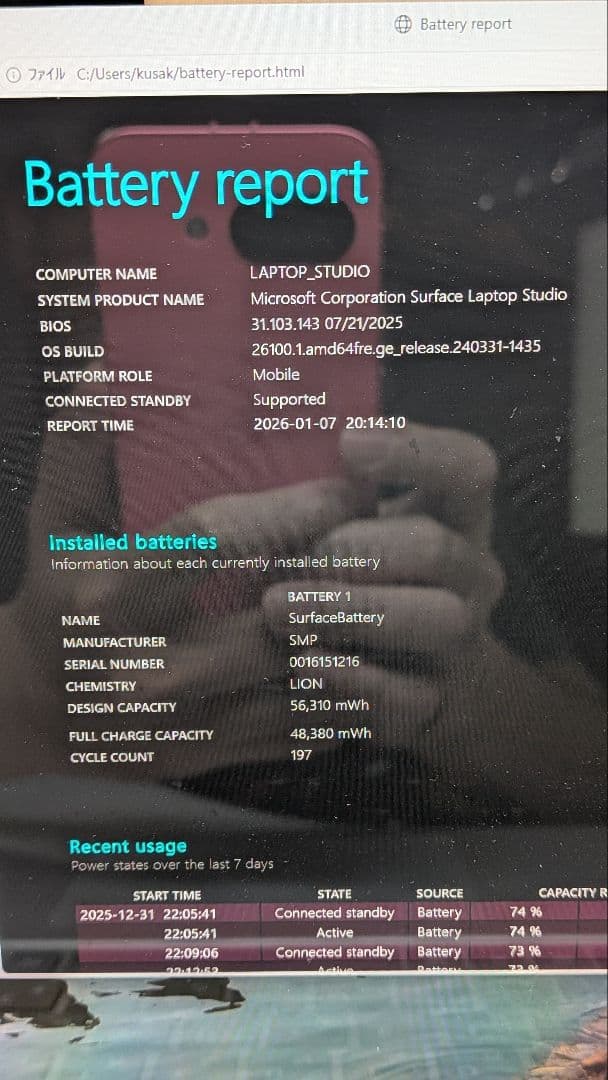 Windowsノート本体 Microsoft Surface Laptop Studio