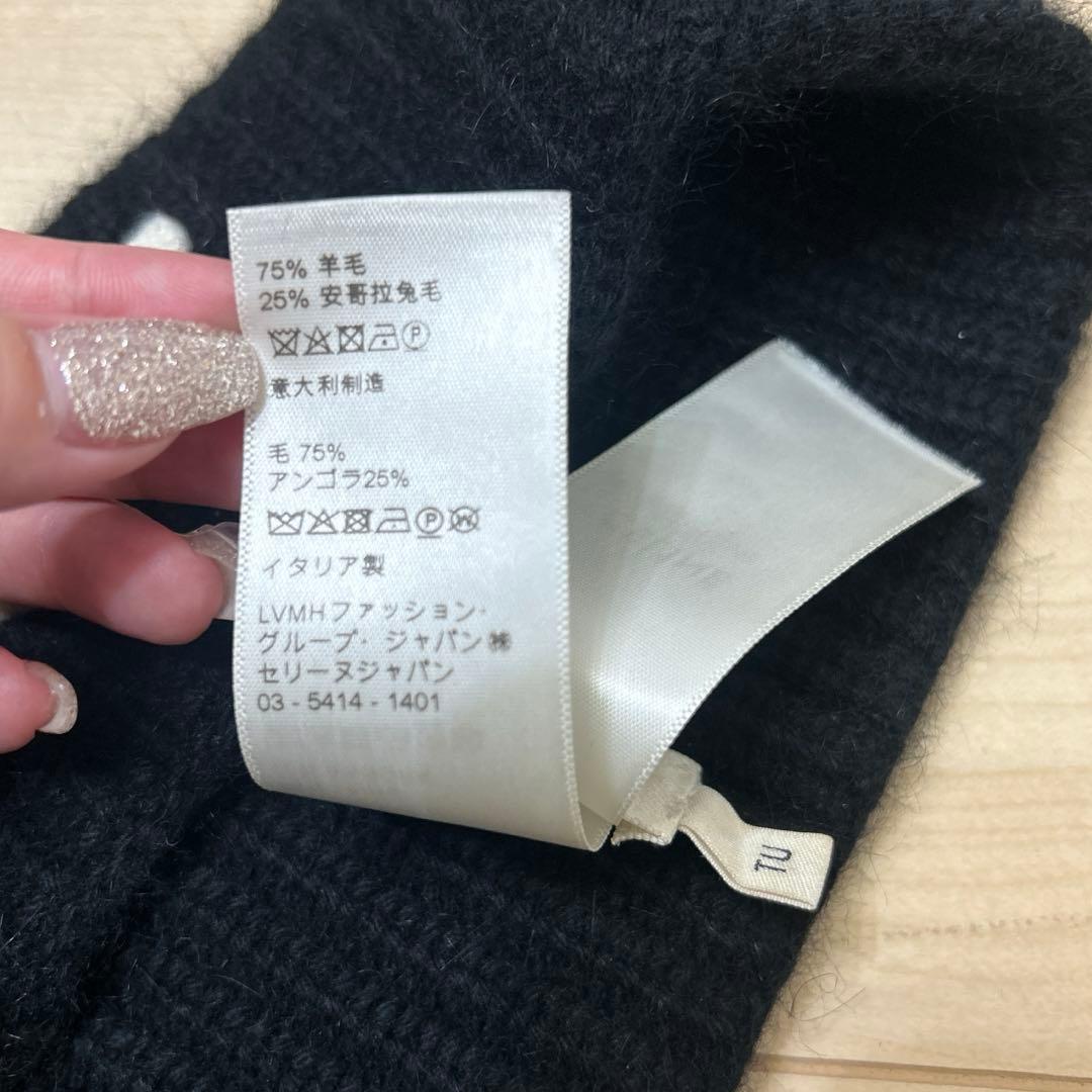 CELINE ヘアバンド　ニット