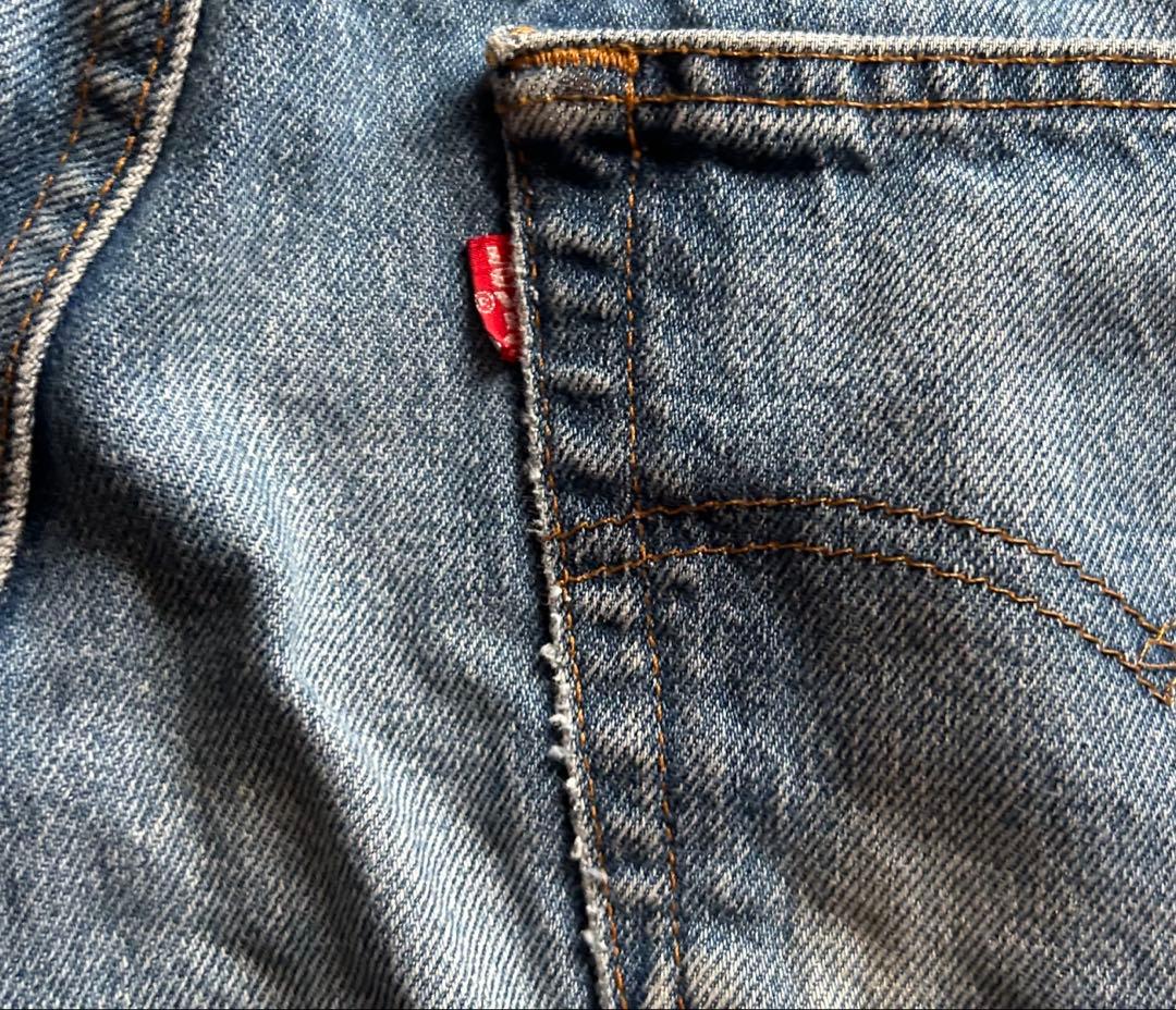 80s リーバイス　501 ハチナナ　USA製 赤文字　 W35