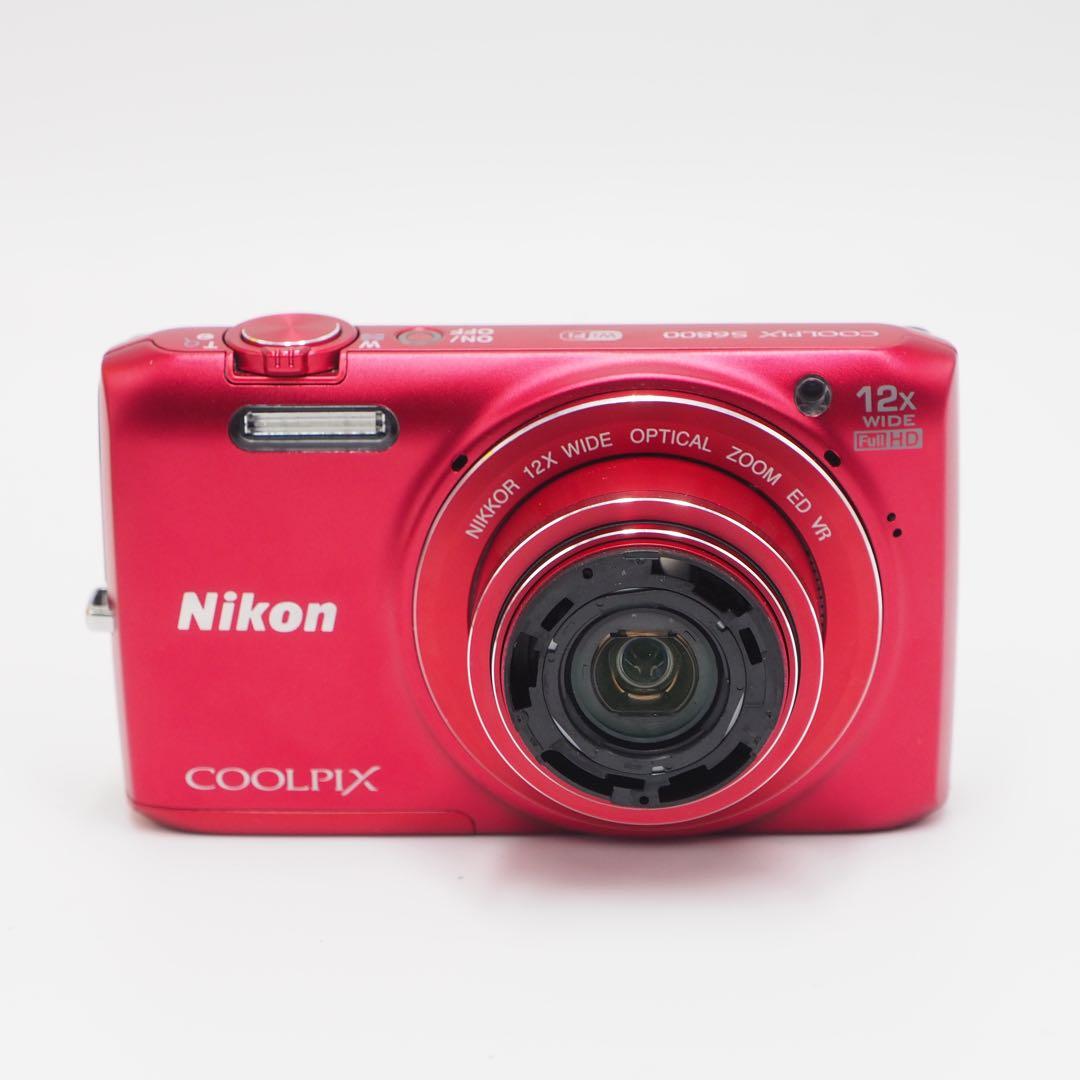Nikon COOLPIX S6800 赤 ジャンク品 撮影は可能。