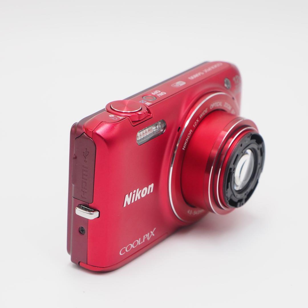 Nikon COOLPIX S6800 赤 ジャンク品 撮影は可能。
