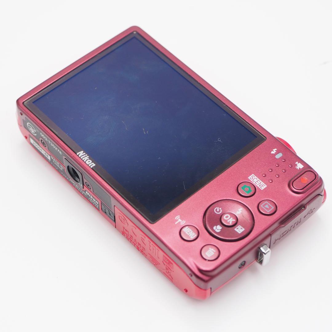 Nikon COOLPIX S6800 赤 ジャンク品 撮影は可能。