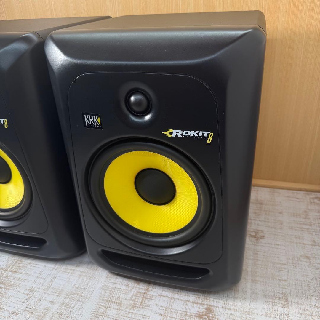 美品　KRK Rokit 8 G3 ペア　スピーカー　ウーファー