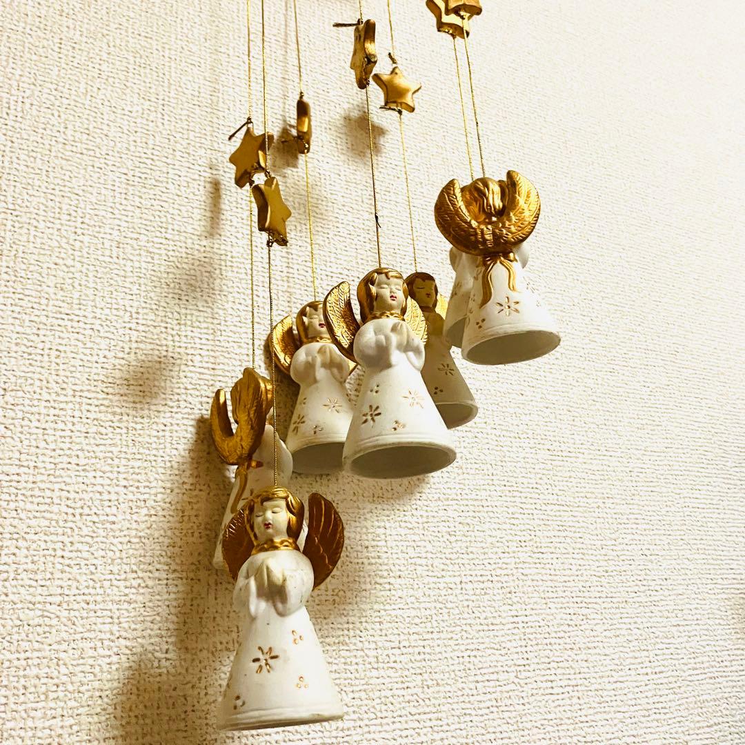 天使のウィンドウチャイム　ヴィンテージ雑貨