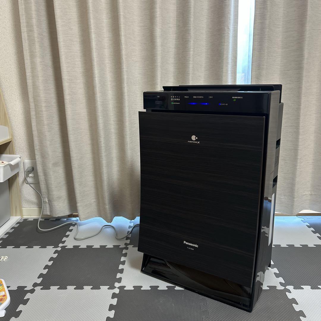 Panasonic ナノイーX 空気清浄機　木目 F-VC70XR パナ