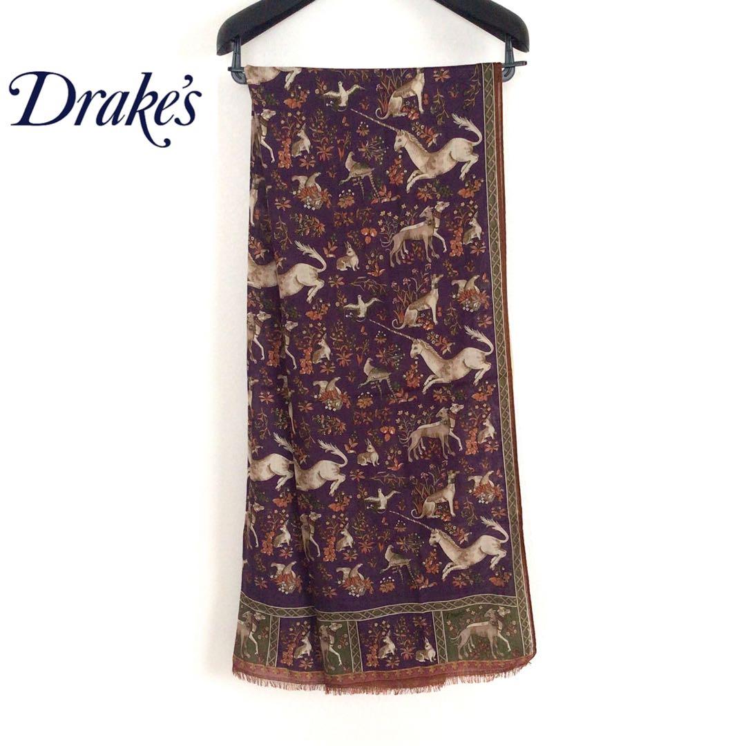 【入手困難❕️】Drake's スカーフ ユニコーン&アニマルズ❁アナトミカ
