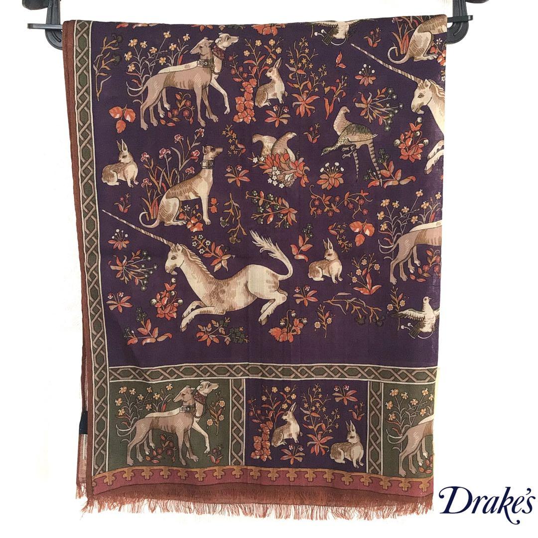 【入手困難❕️】Drake's スカーフ ユニコーン&アニマルズ❁アナトミカ
