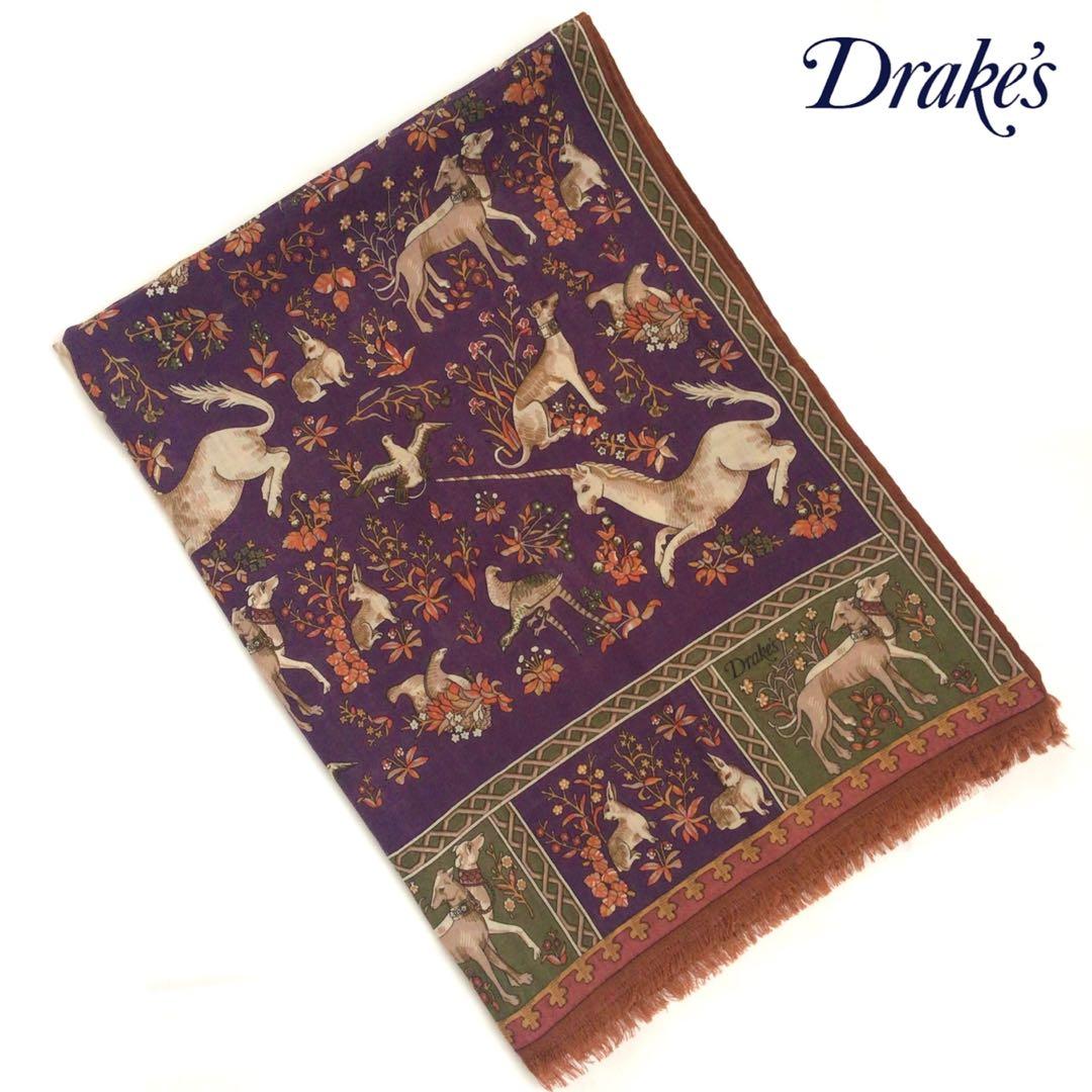 【入手困難❕️】Drake's スカーフ ユニコーン&アニマルズ❁アナトミカ