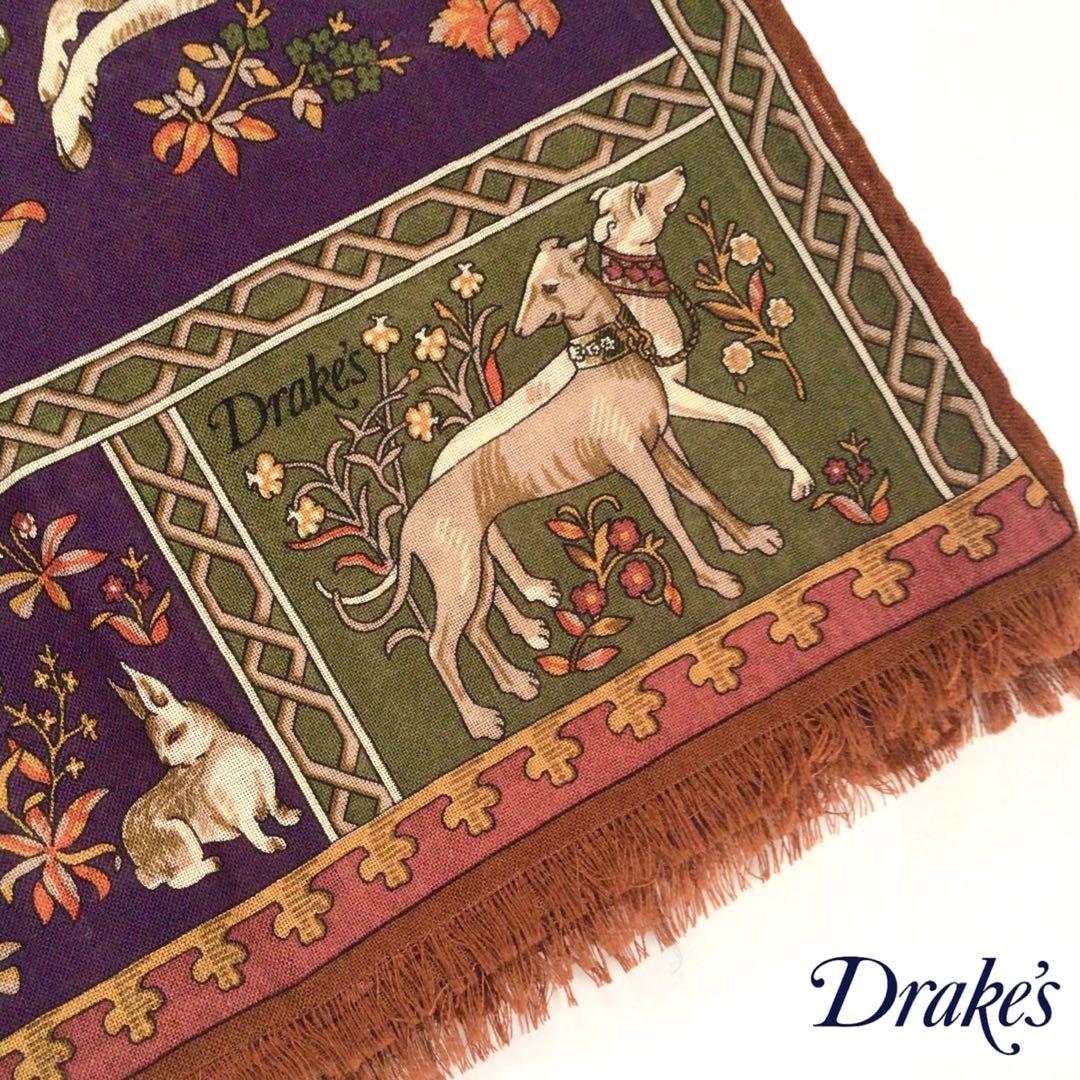 【入手困難❕️】Drake's スカーフ ユニコーン&アニマルズ❁アナトミカ