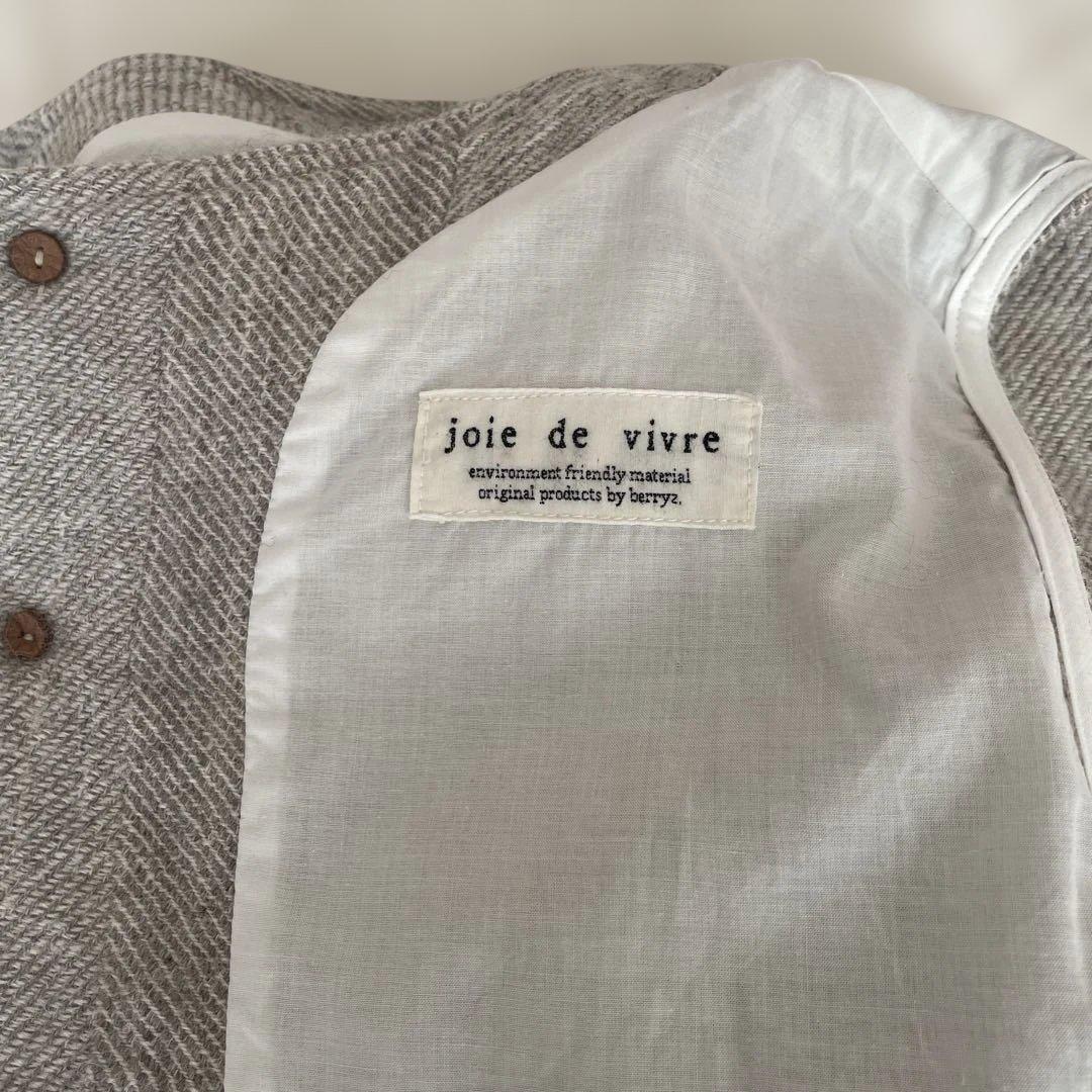 ベリースタイル Joie de Vivreウールリネンヘリンボーンベスト
