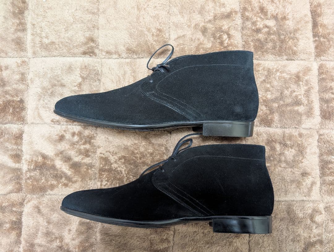 【試着のみ・付属品完備】Santoni サントーニ スエードブーツ 9.5