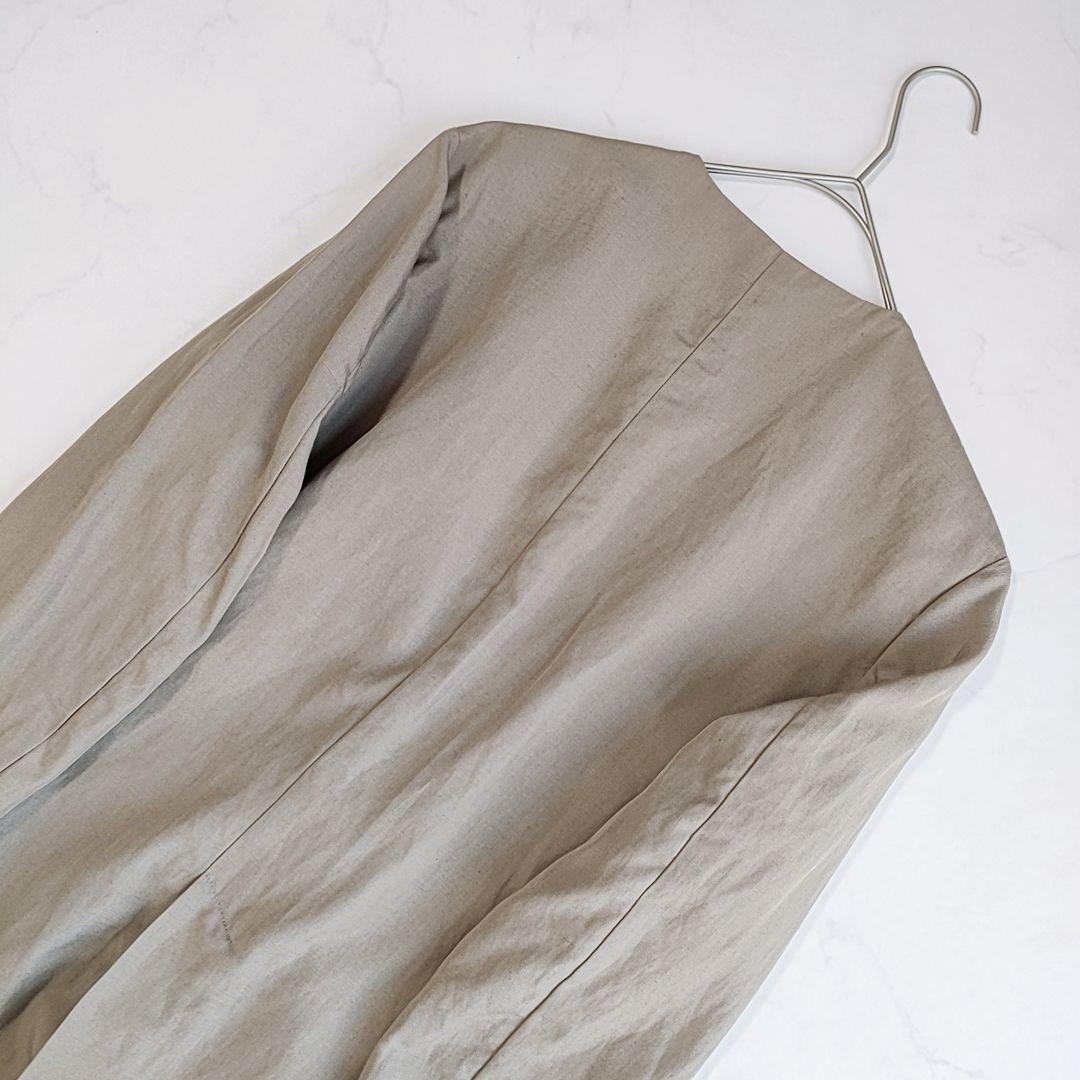 【Rose*】新品✨スローブイエナ リネン混 ノーカラージャケット