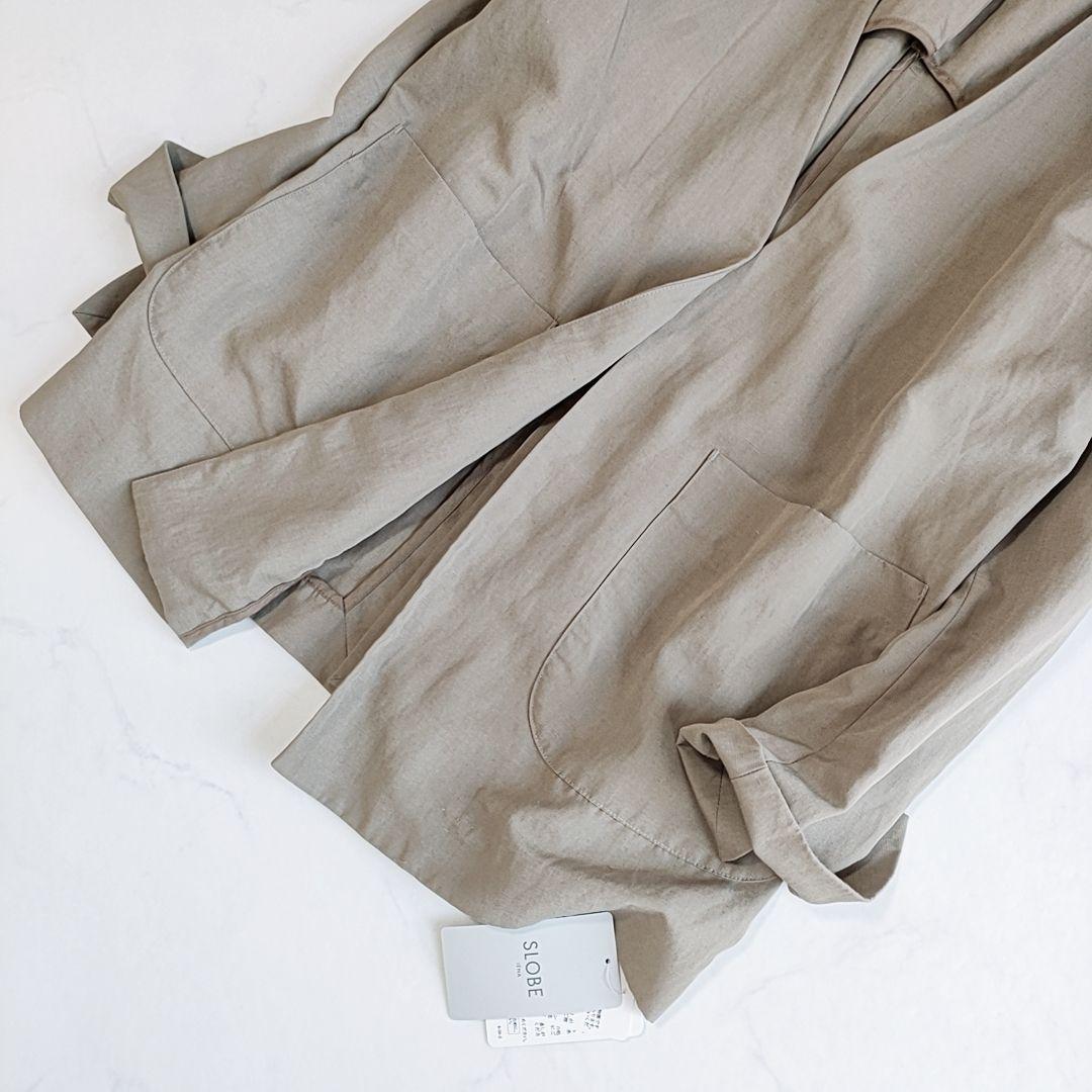 【Rose*】新品✨スローブイエナ リネン混 ノーカラージャケット