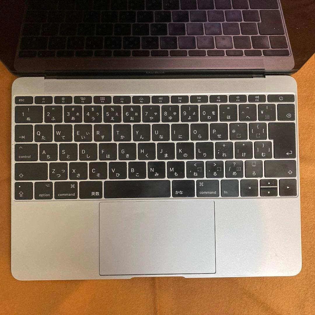 【美品】MacBook 12インチ 2017（充電回数75回）+レザースリーブ