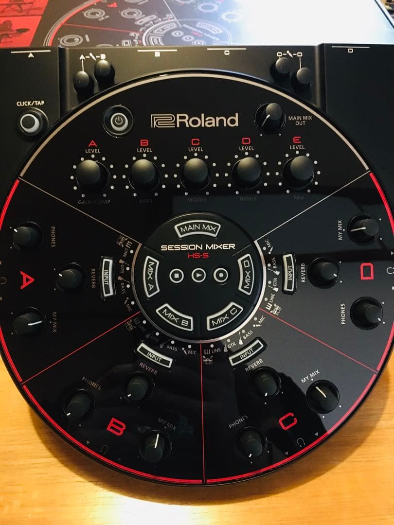 【極美品★元箱&付属品付】ローランド 宅録 Session Mixer HS-5
