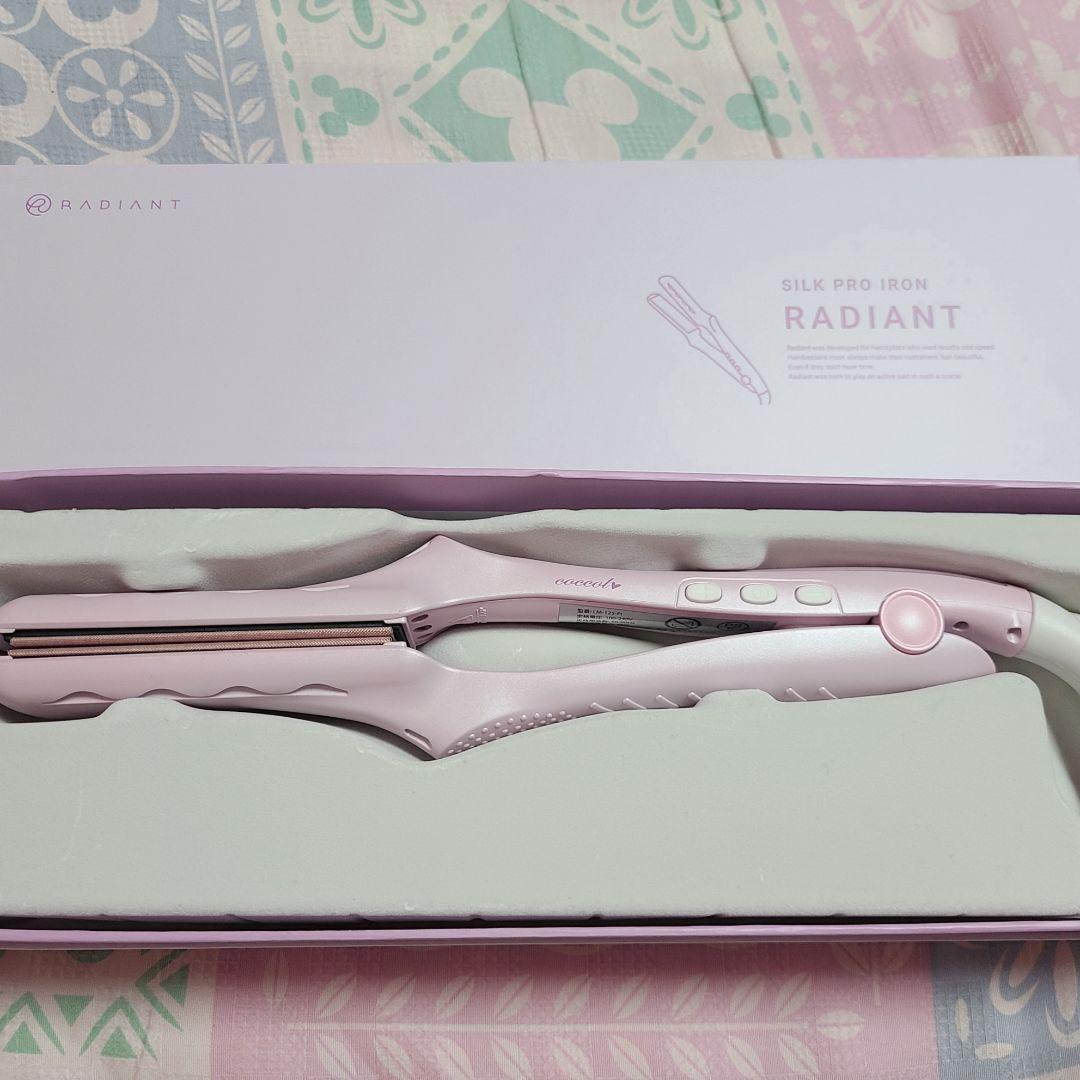 RADIANT 28mm 限定カラー ピンク ストレートヘアアイロン