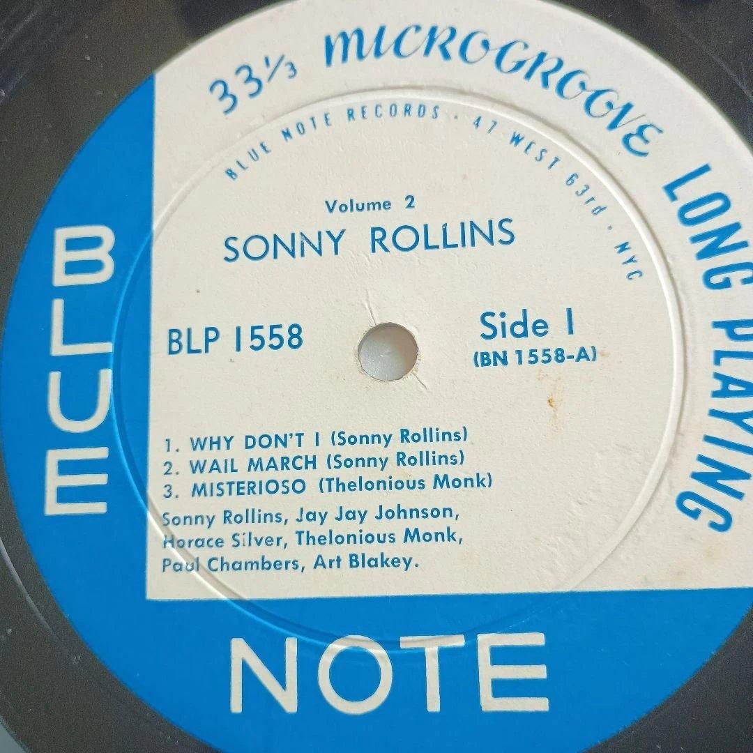 値下げOK！オリジナル Sonny Rollins Blue Note1552