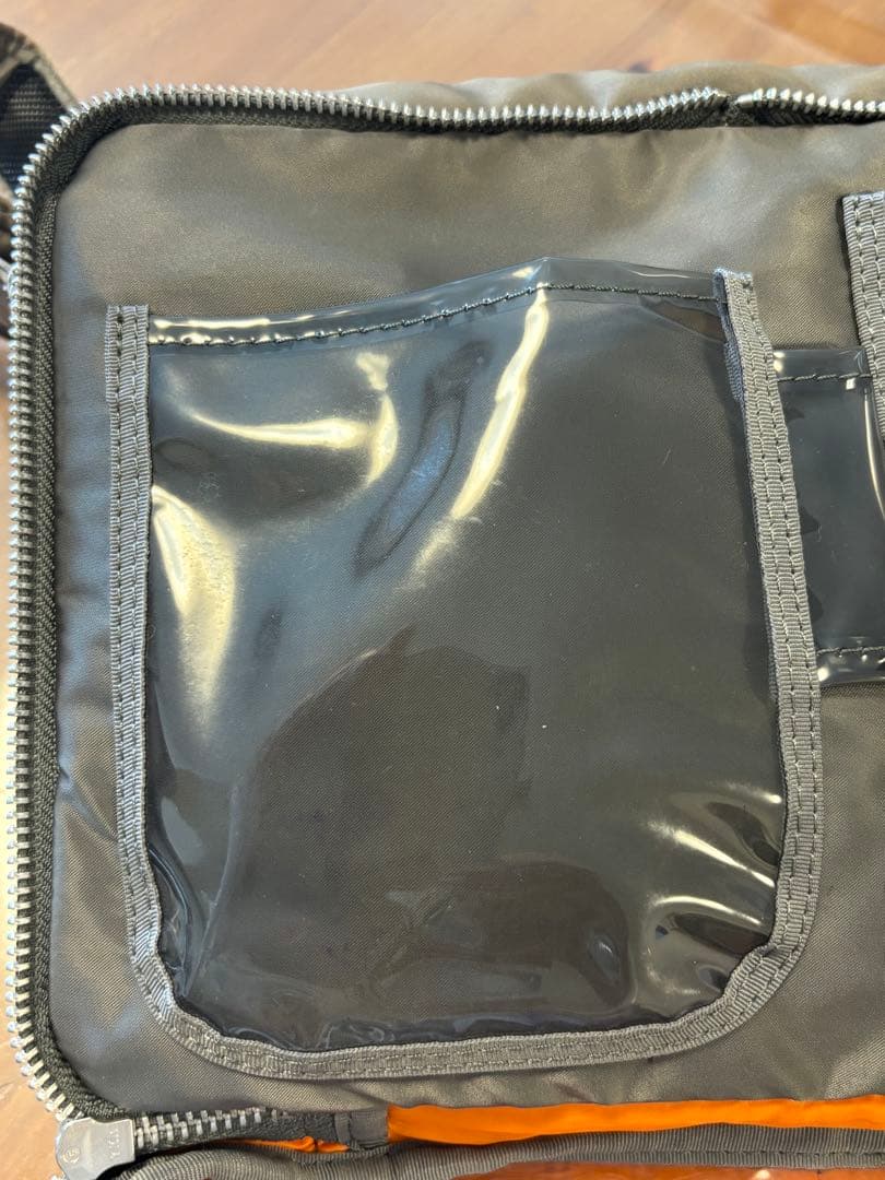 希少 PORTER タンカー ショルダーバッグシルバーグレー 2層式 廃盤品