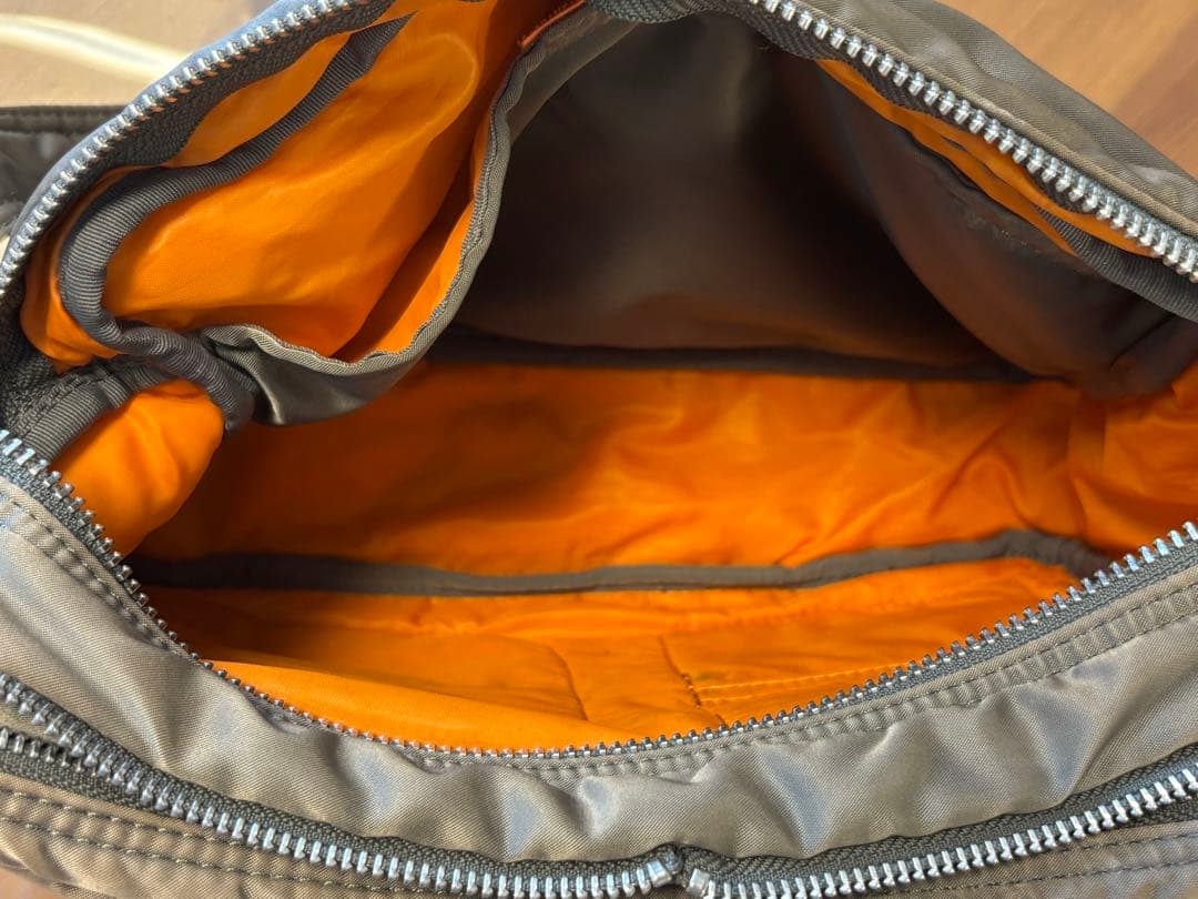 希少 PORTER タンカー ショルダーバッグシルバーグレー 2層式 廃盤品