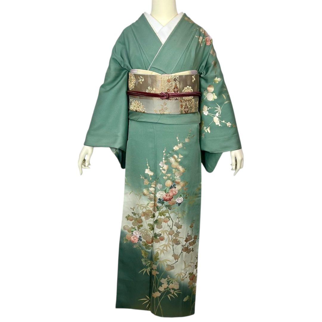 camc　訪問着５点フルセット　袋帯　着物　正絹