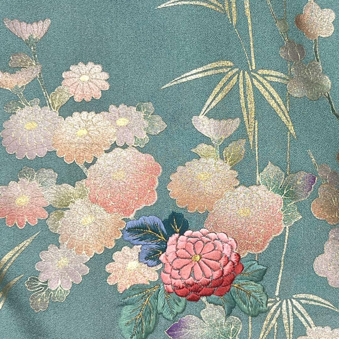 camc　訪問着５点フルセット　袋帯　着物　正絹