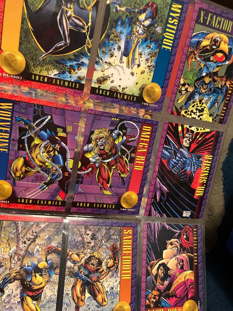 1993スカイボックス社製 X-MENシリーズ2 レギュラーカード 全100種