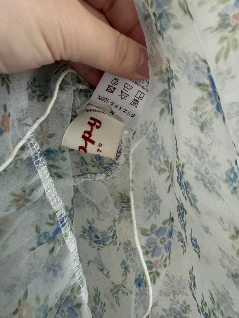 POPPY あさぎーにょ フラワーシースルーキャミドレス