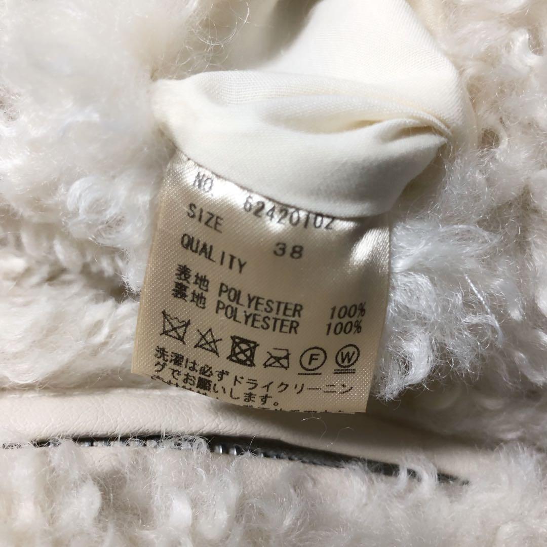 美品　anuke アンヌーク Eco Fur Vest エコファーベスト