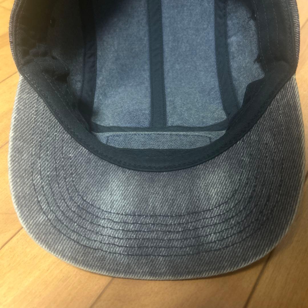 はむ Supreme denim camp cap black