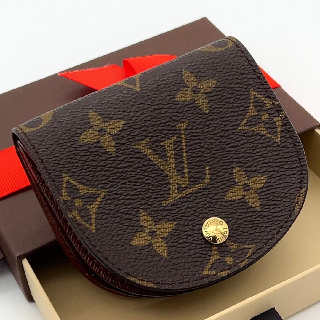 【極美品】ルイヴィトン 小銭入れ ポルトモネ グゼ モノグラム　男女兼用