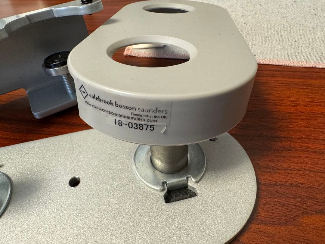 cbs flo デュアル用　テーブルクランプ　シルバー