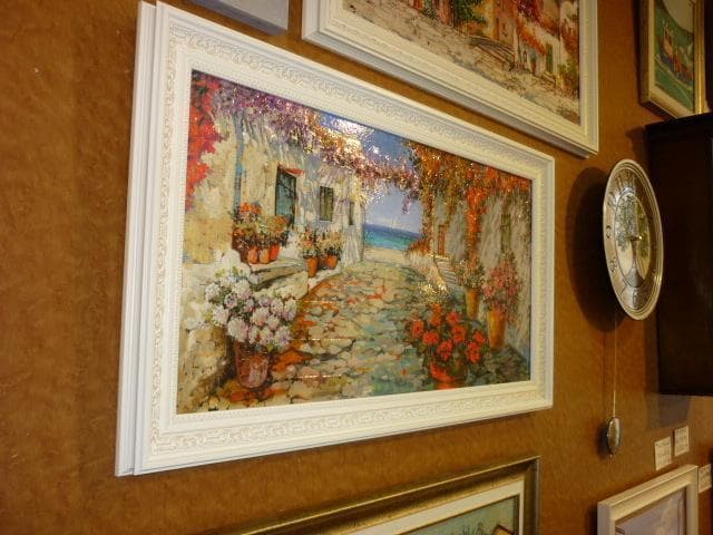 蘭丸★[ピアツェッタ メディテラネア]★絵　海　花　イタリア