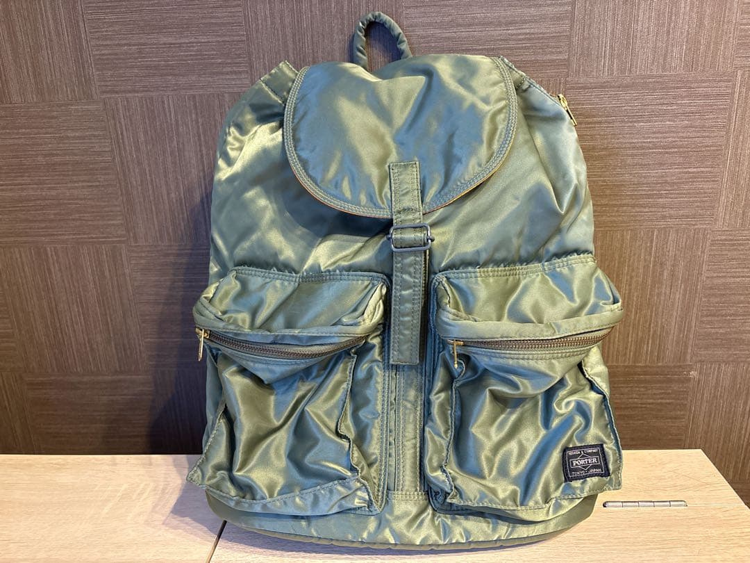 ポーター リュック バックパック カーキ グリーン 緑