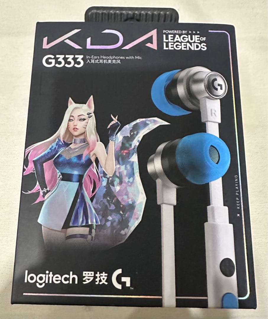 Logitech G333 K/DA コラボ イヤホン