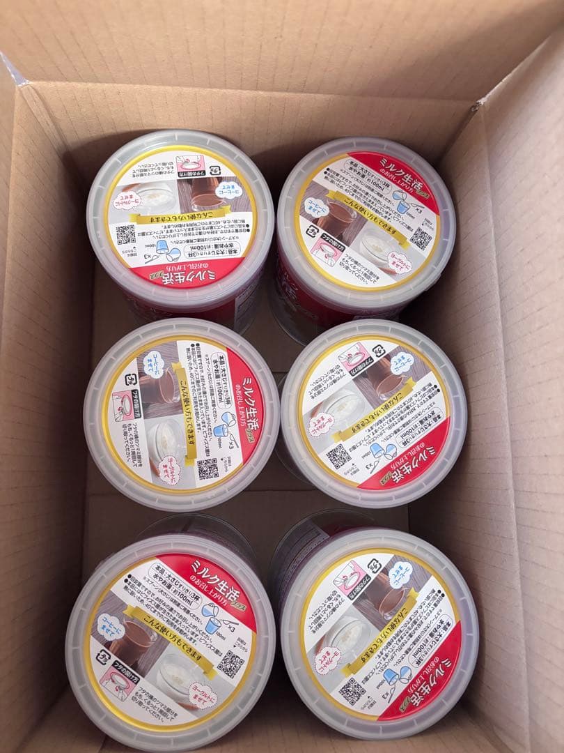 森永乳業 大人のための粉ミルク ミルク生活プラス 300g（6缶）