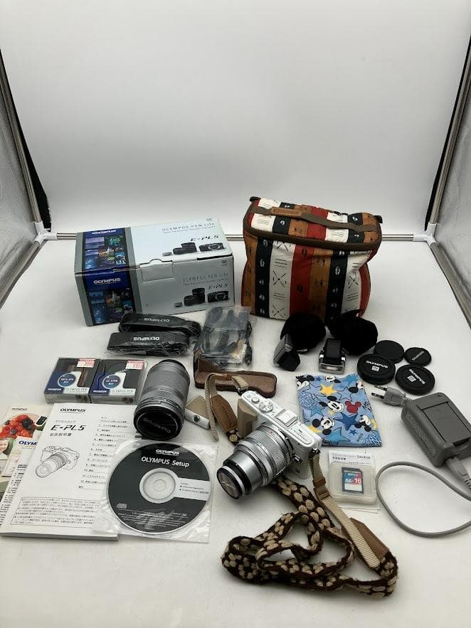 【美品】OLYMPUS E-PL5 デジタル一眼レフ 本体と付属品