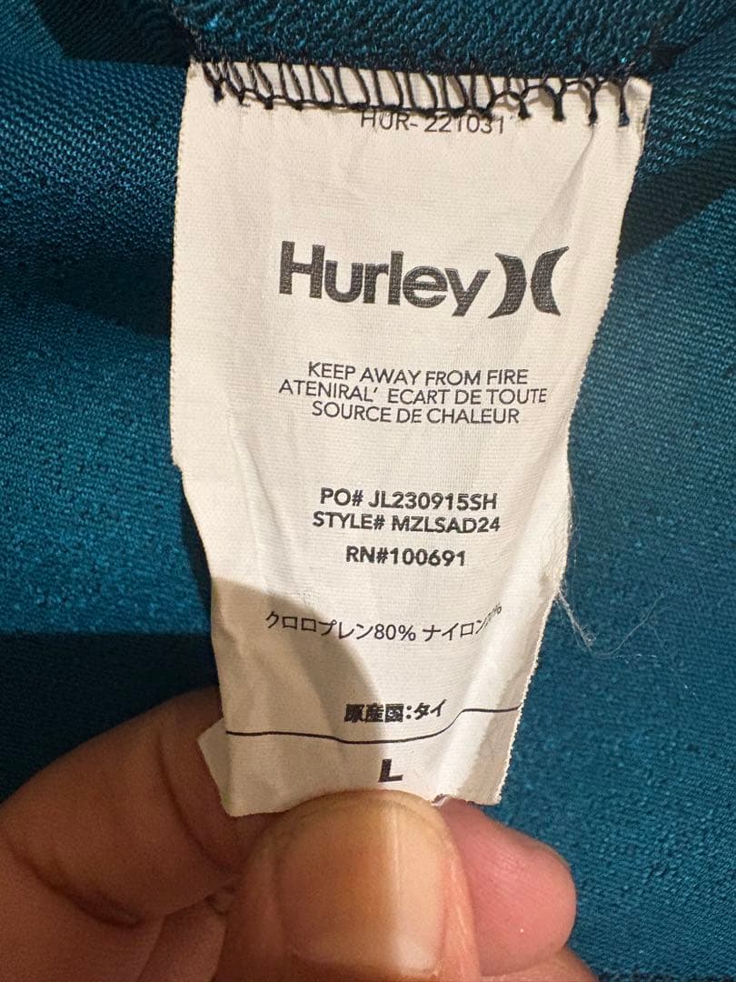 Hurley ウェットスーツ ロンスプ