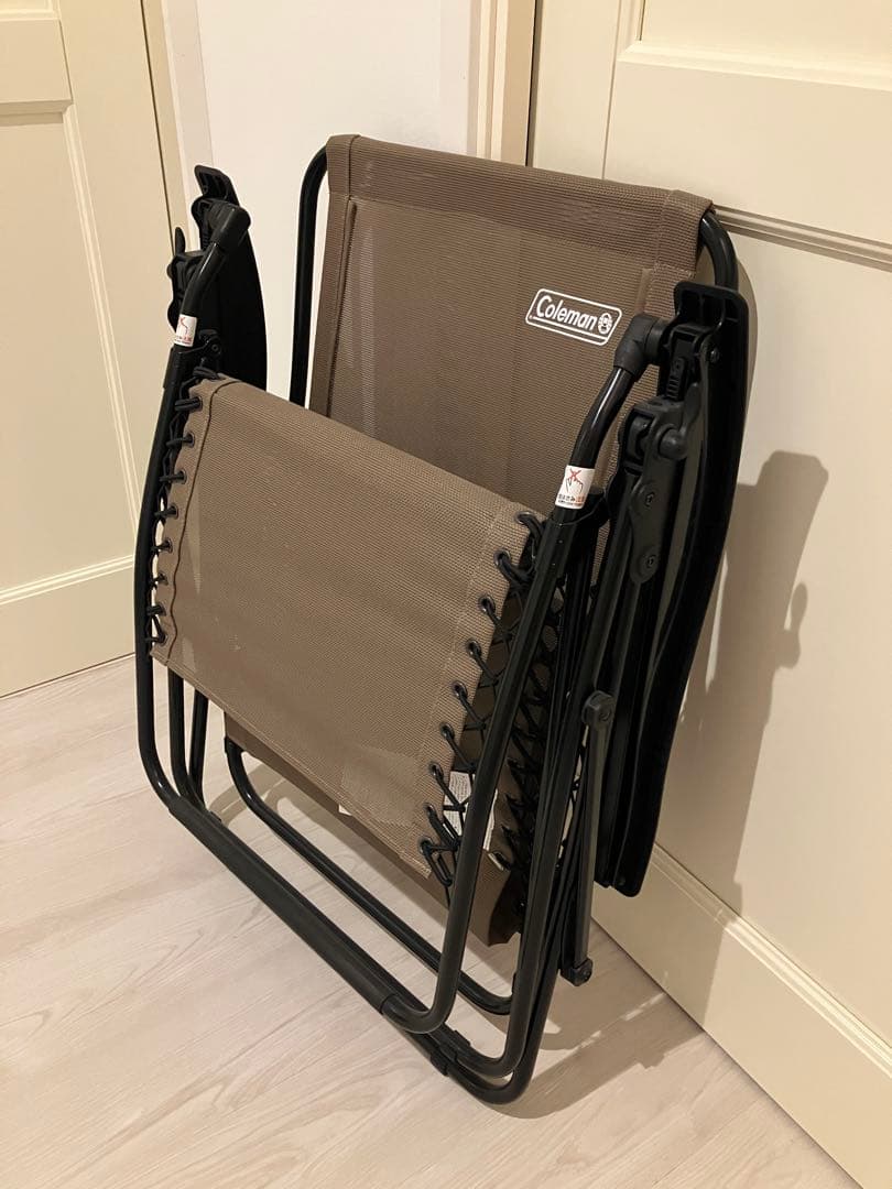 Coleman リクライニングチェア ブラウン