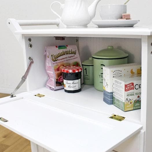 幅59㎝【新品】木製 キッチンワゴン アウトレット