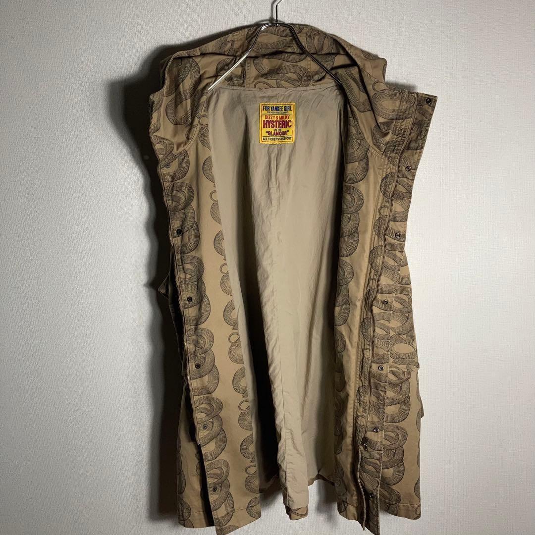 HYSTERIC GLAMOUR ミリタリージャケット SNAKE LOOP.