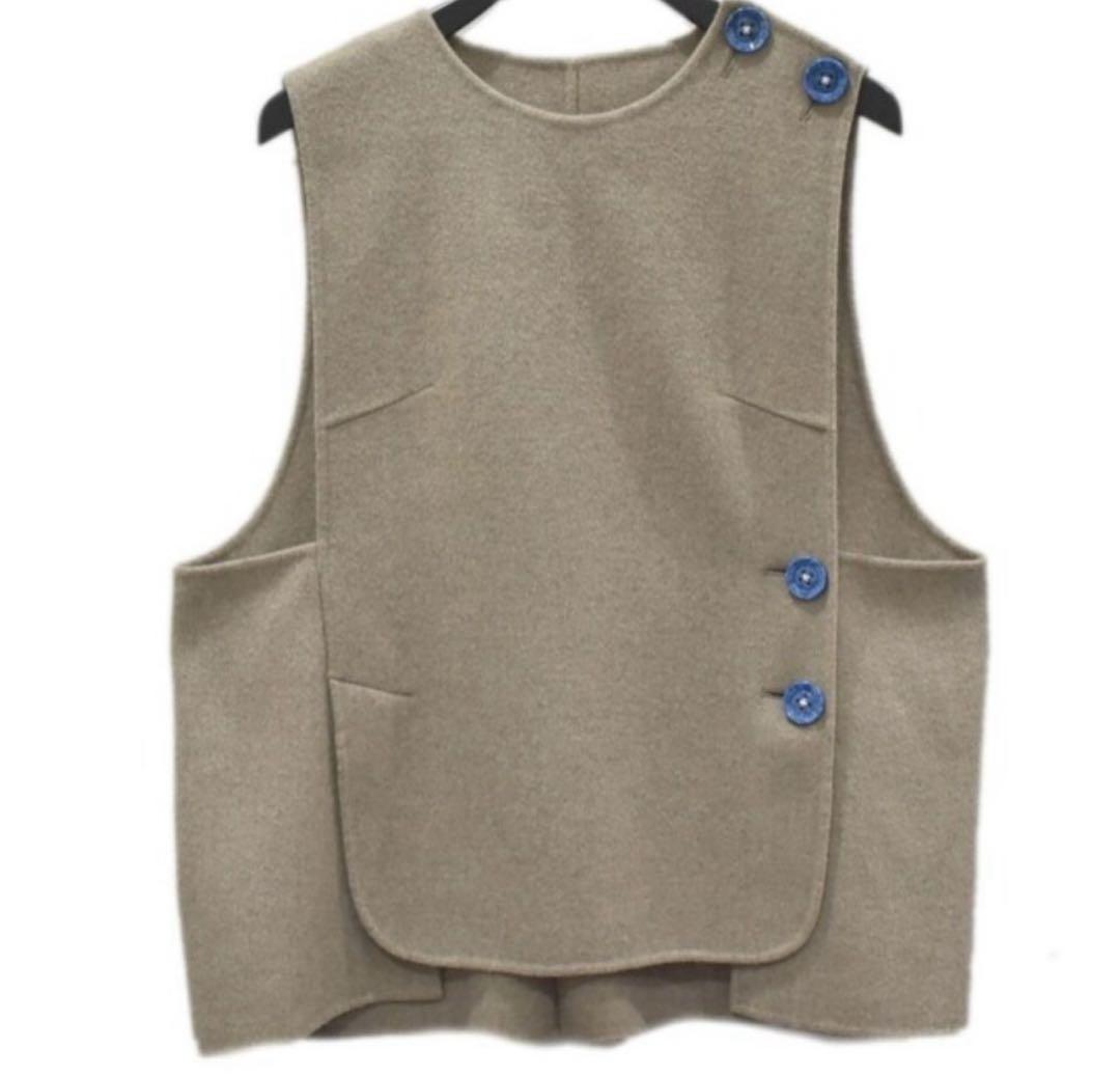 ENFOLD エンフォルド　ウールリバーベスト