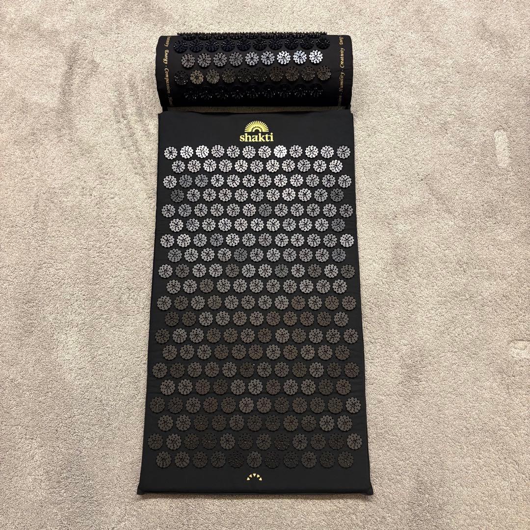 【極美品】正規品Shakti マット&ピロー　ブラック　シャクティ レベル2