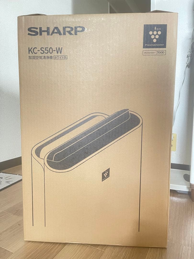 SHARP 空気清浄機　KS-S50-W ホワイト