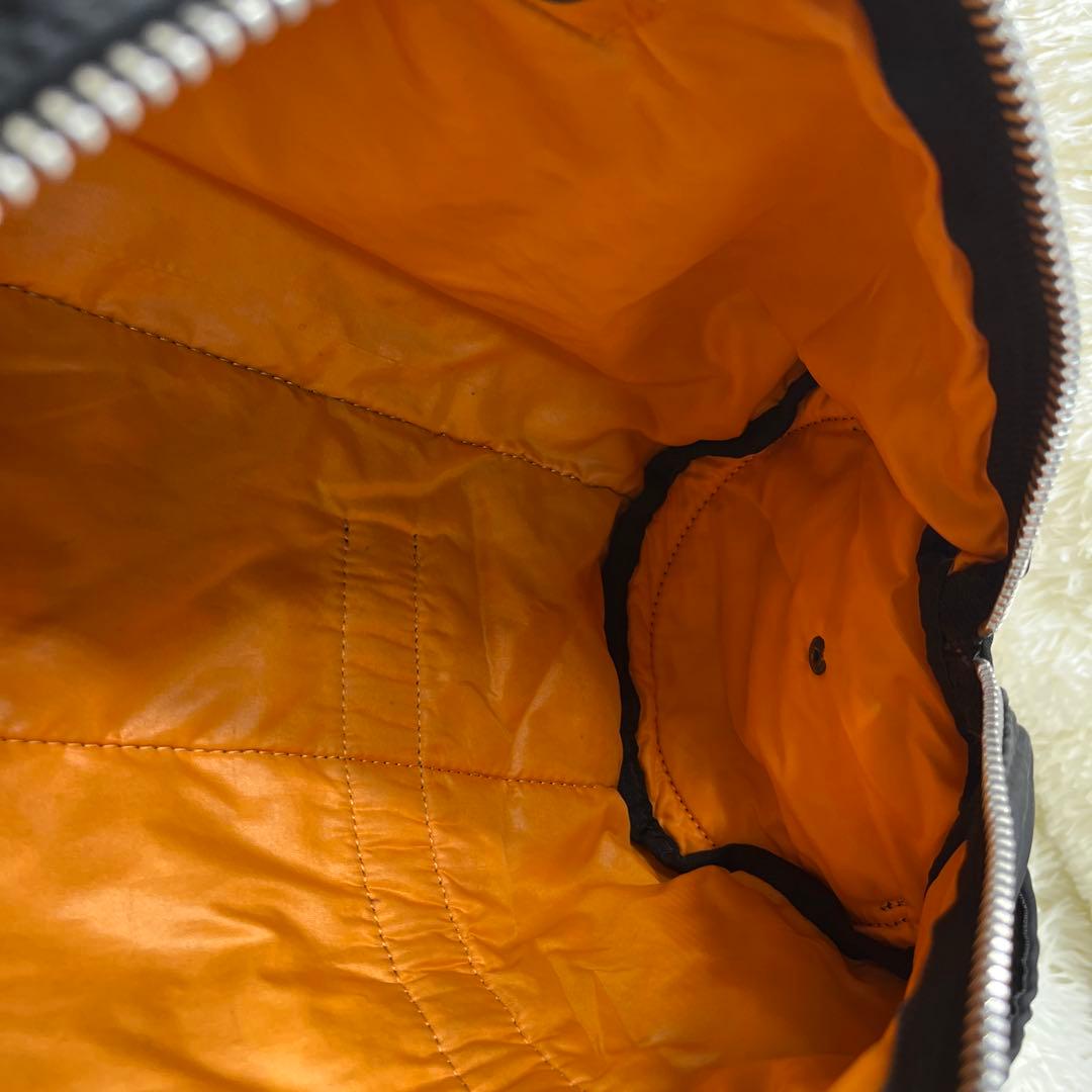 美品 PORTER タンカー ドラムバッグ ブラック ポーター