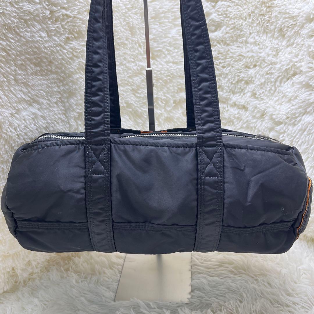 美品 PORTER タンカー ドラムバッグ ブラック ポーター