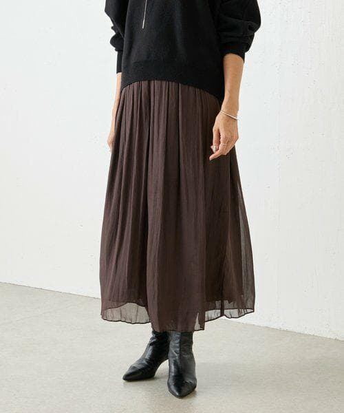 まみちゃん　BEARDSLEY　シワシフォンギャザーパンツ　未使用新品